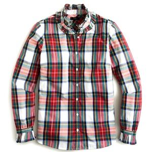 J. Crew Ruffleneck Classic-Fit Shirt